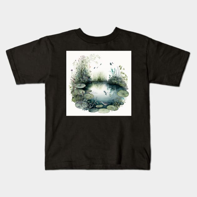 Coy Pond Ornamental Kids T-Shirt by Abili-Tees